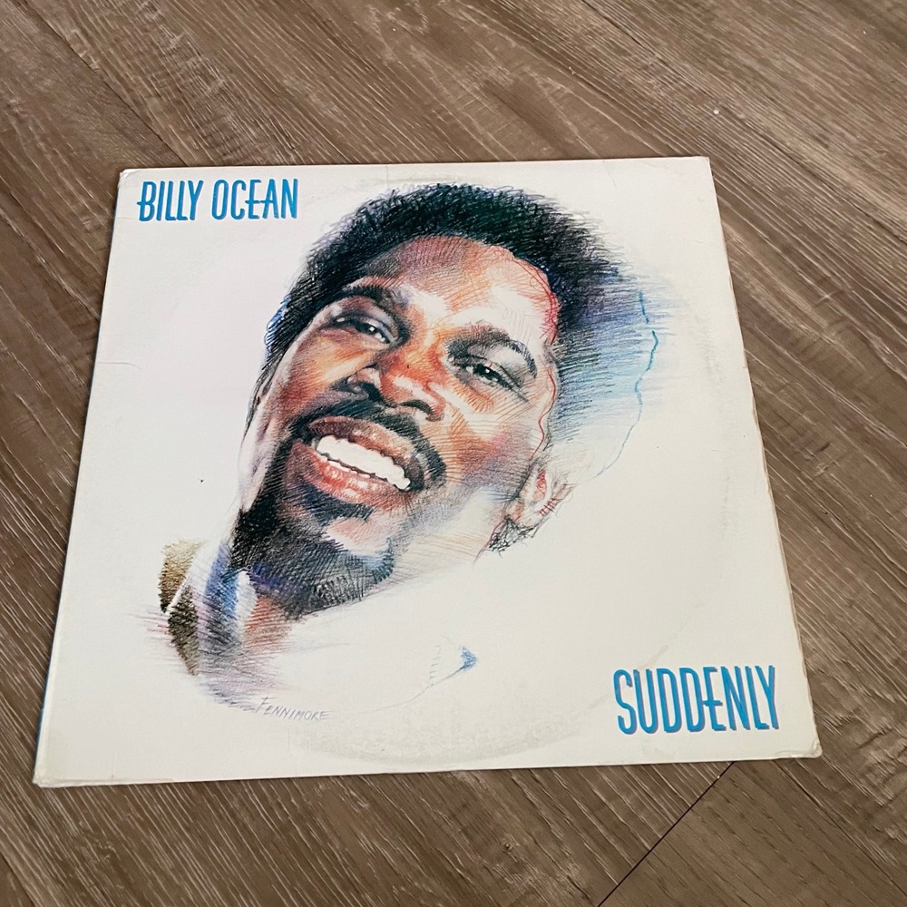 Billy Ocean Suddenly Vinyl LP 12" Black 1984 R&B Soul Caribbean Queen JL 8-8213